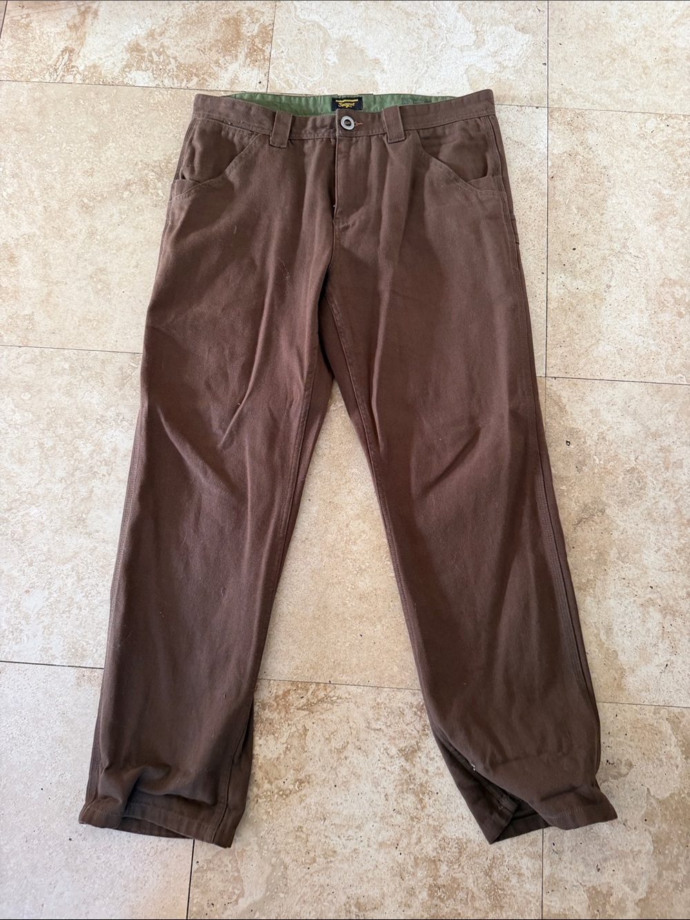 Seager Co Bison Brown Work Pants